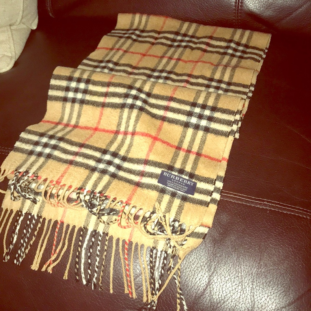 The Classic Burberry Scarf